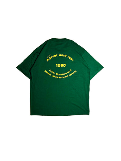 Vintage 1990 Green Mountain National Forest Staff T-Shirt