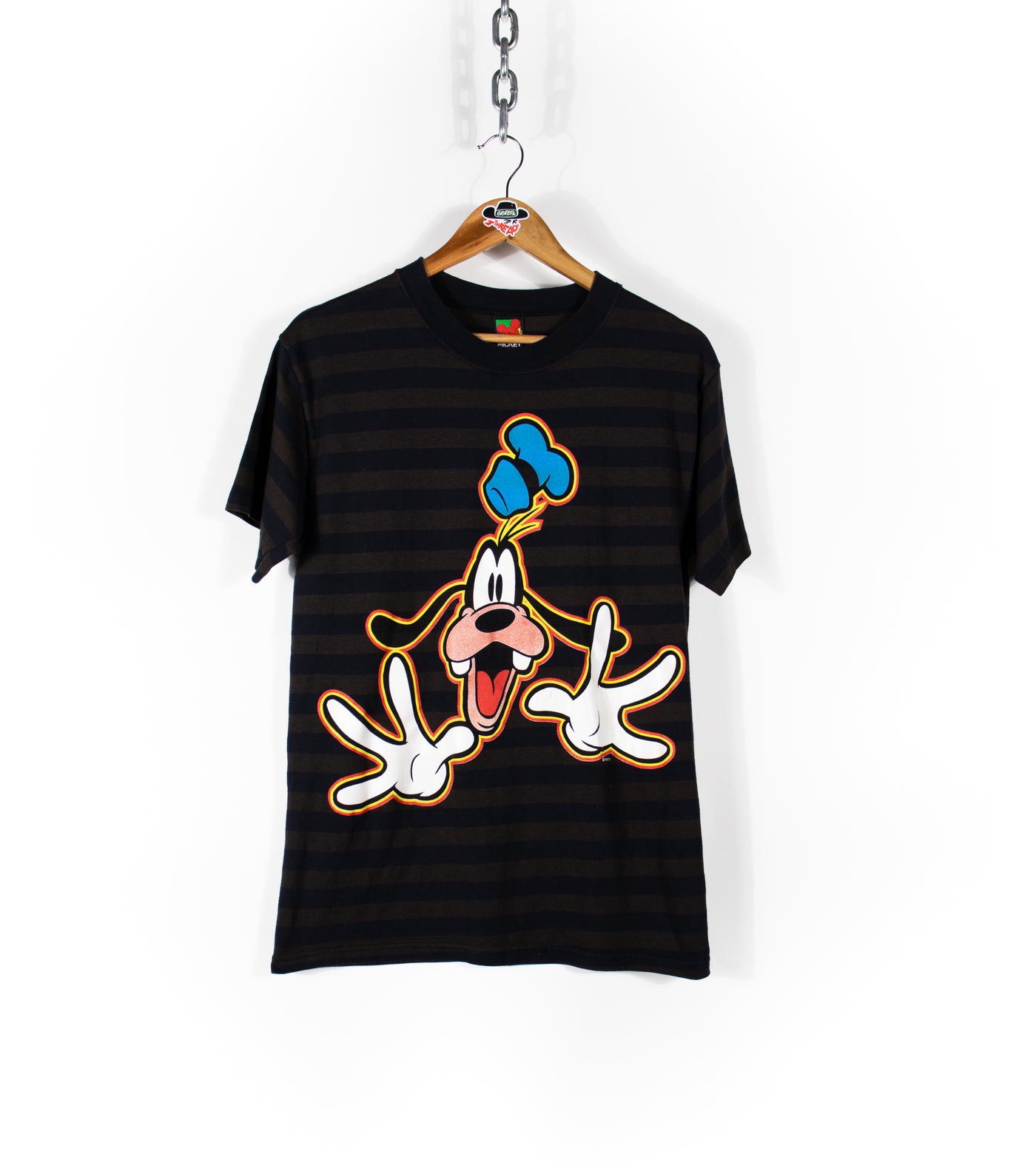 Vintage 90s Goofy Striped T-Shirt