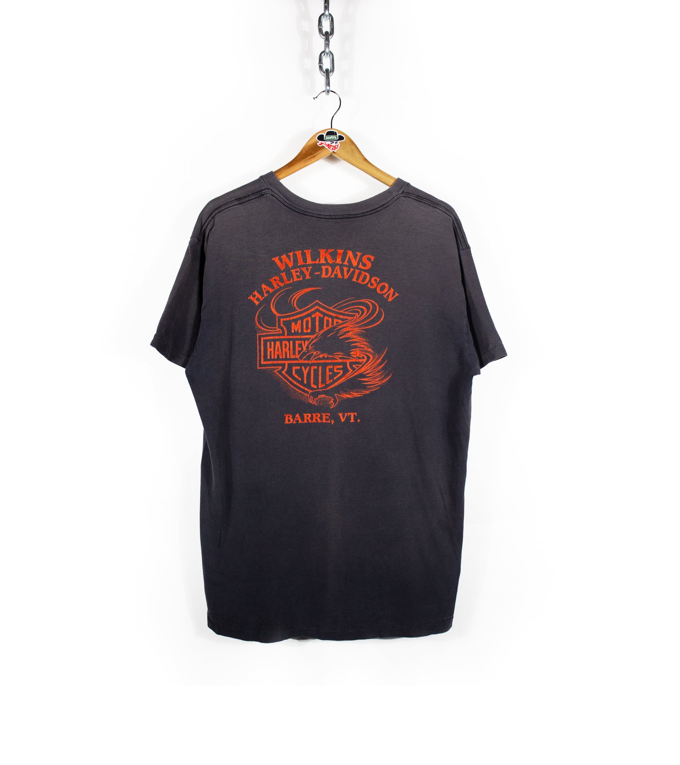 Vintage 80s Harley Davidson Barre, VT Pocket T-Shirt