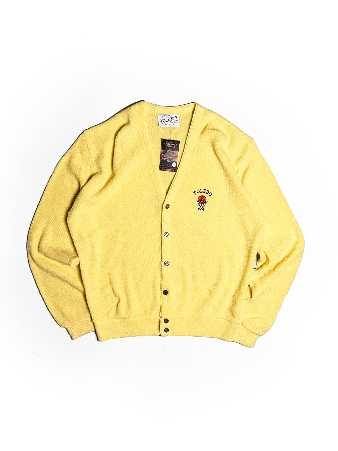 Vintage 80s Toledo Basketball Cardigan