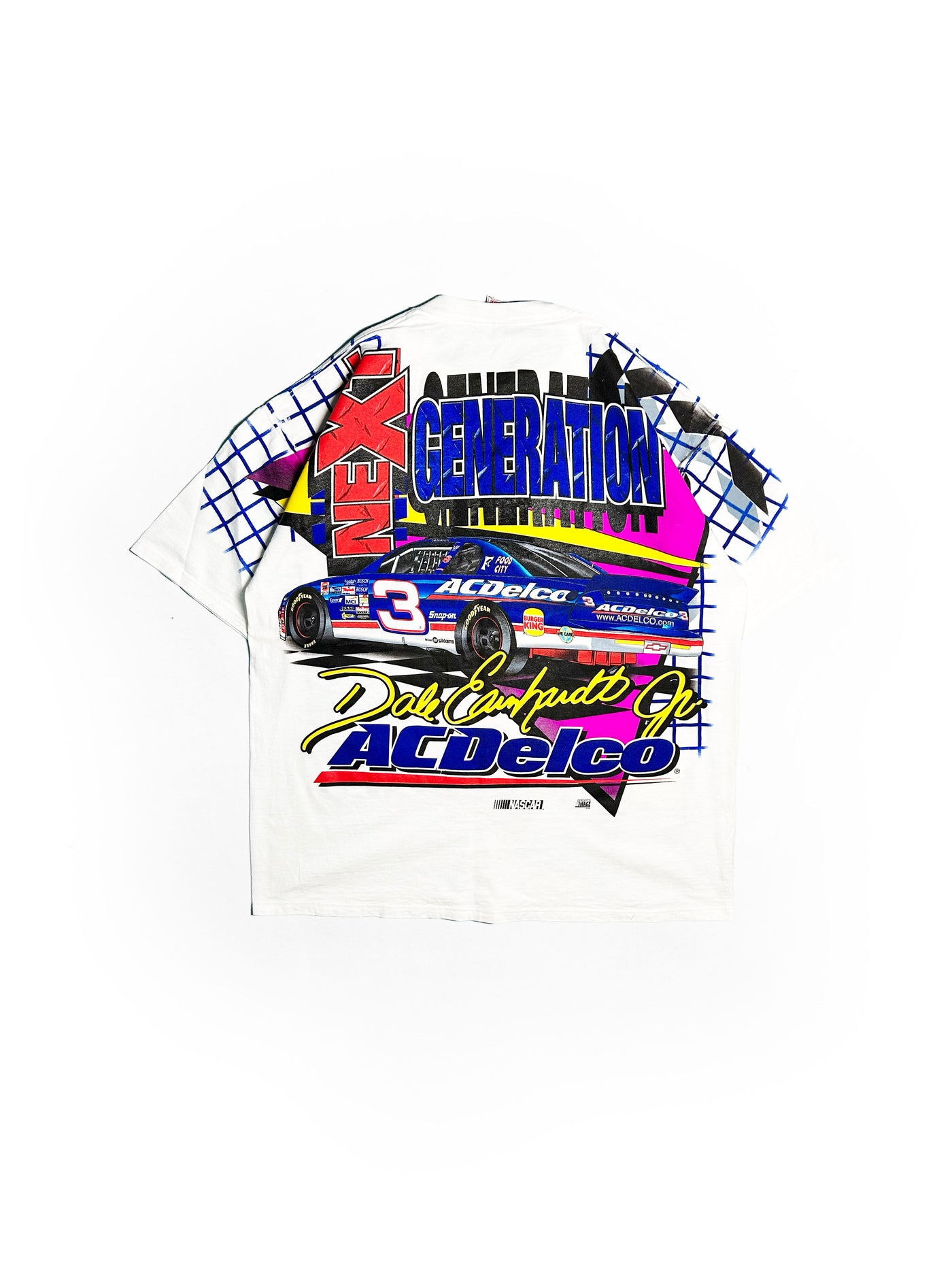 Vintage 1998 AcDelco Dale Earnhardt Jr All Over Print Shirt