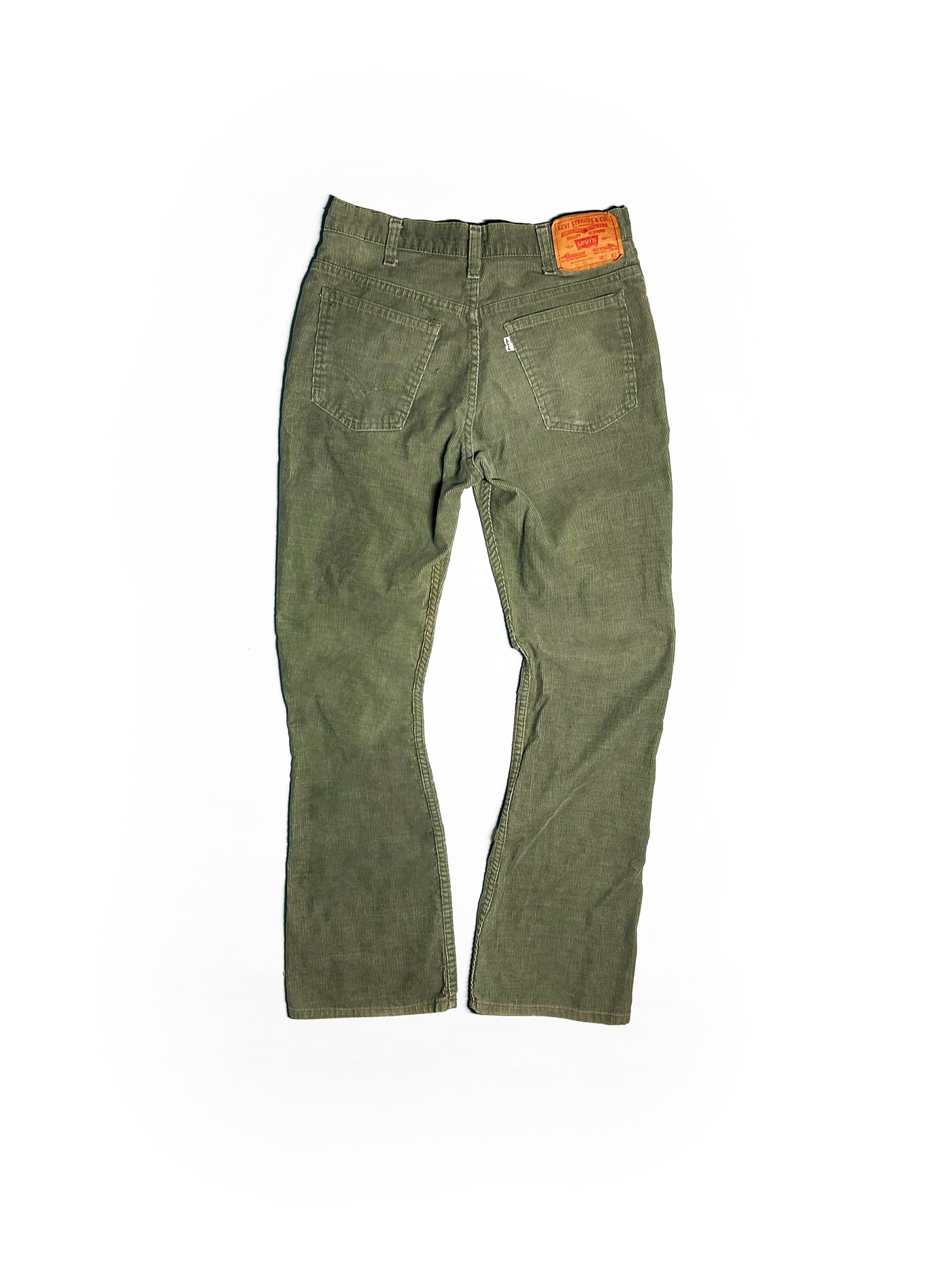 Vintage 90s Levi Corduroy Pants - Olive Green