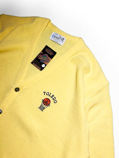 Vintage 80s Toledo Basketball Cardigan