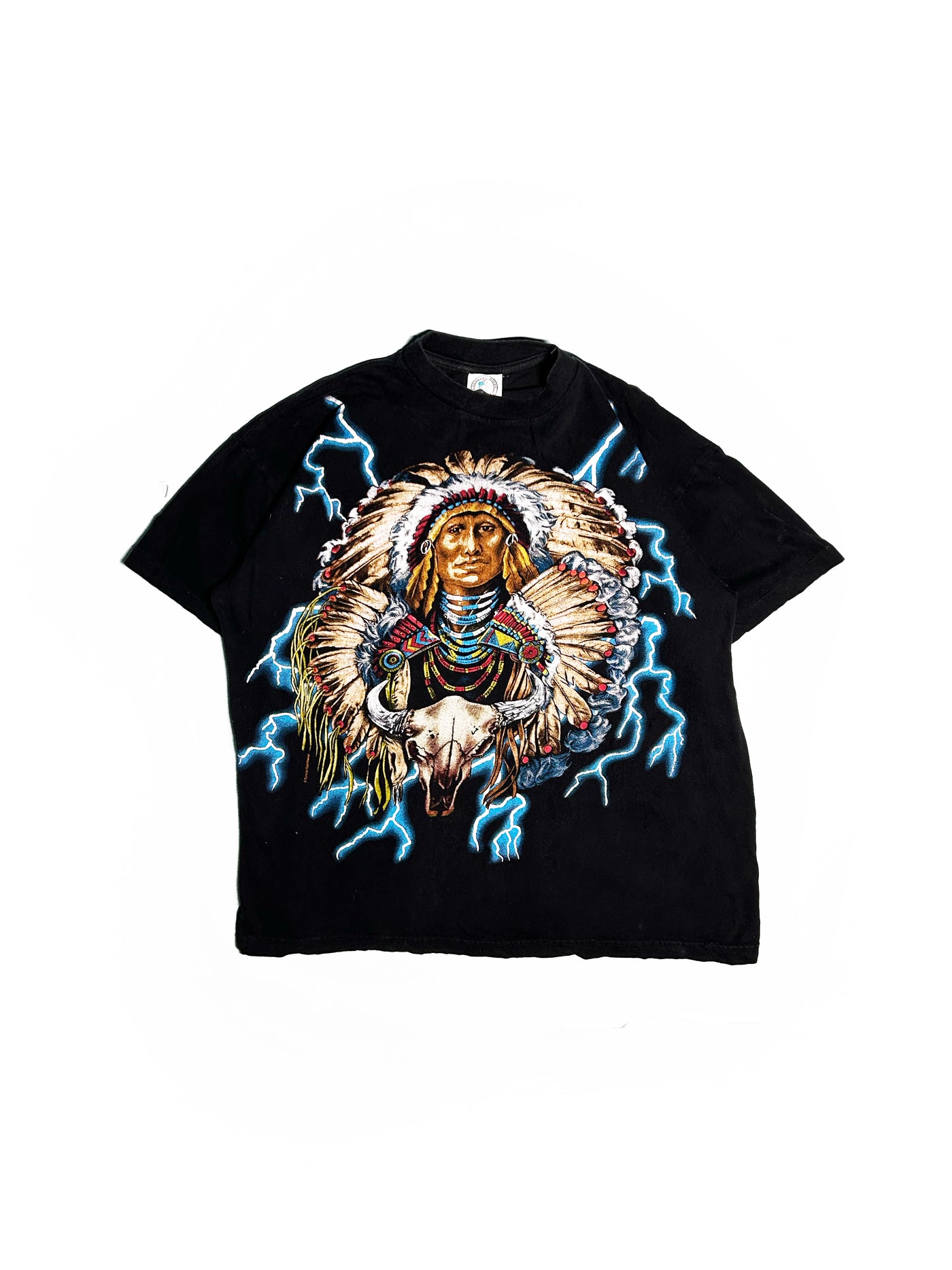 Vintage 90s American Thunder Native American T-Shirt