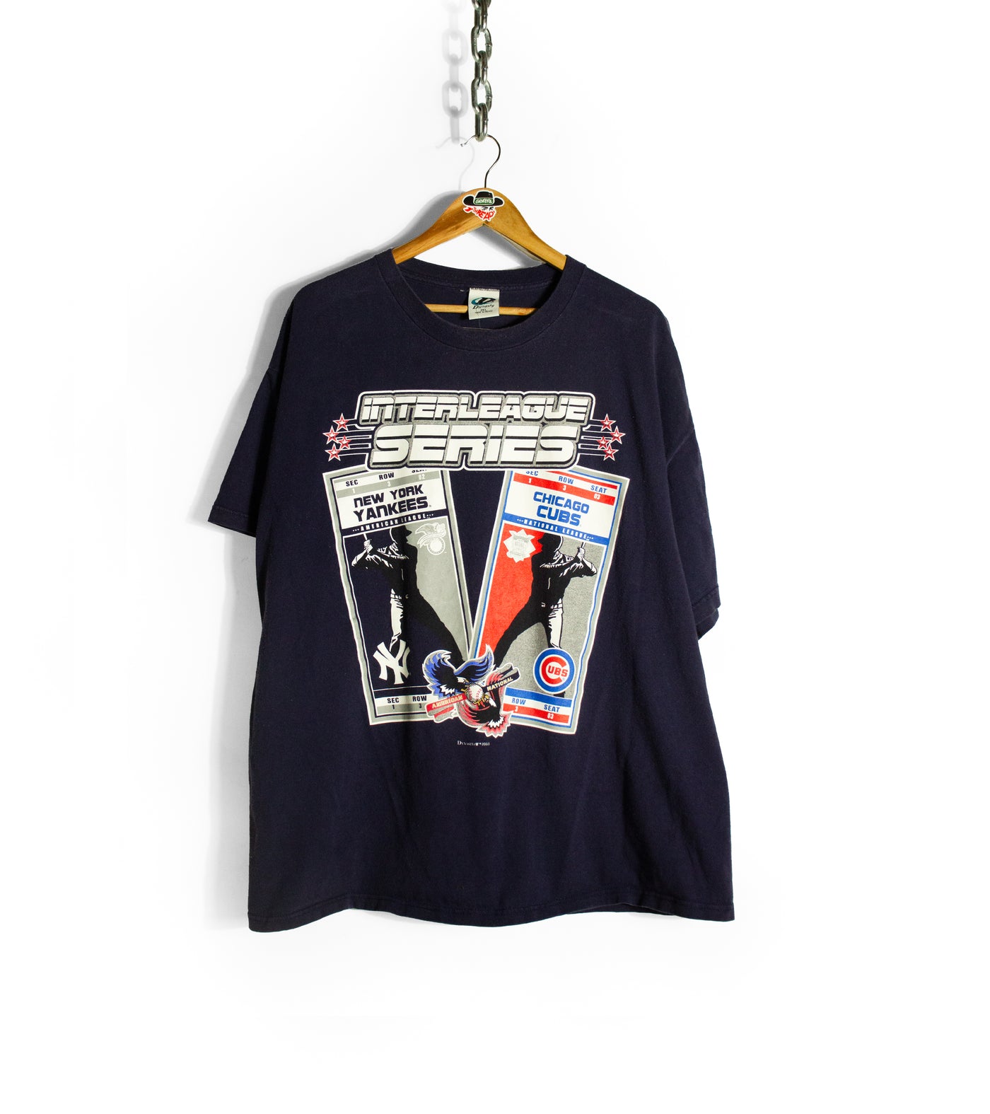 Vintage 2003 Inter-League Yankees-Cubs Series T-Shirt