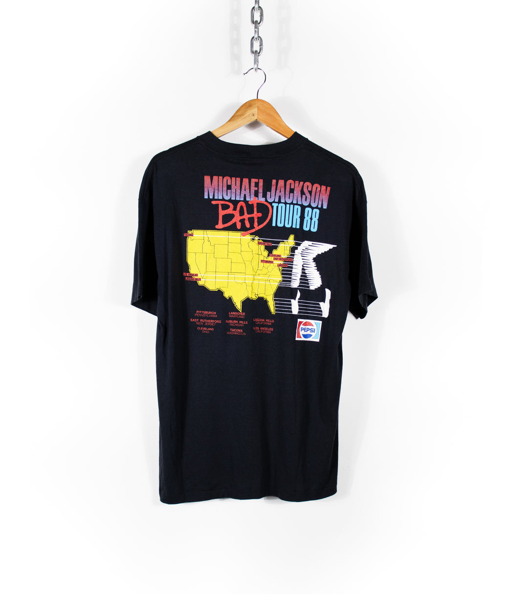 Vintage 1988. Michael Jackson 'Bad' Tour T-Shirt – Grateful Threads
