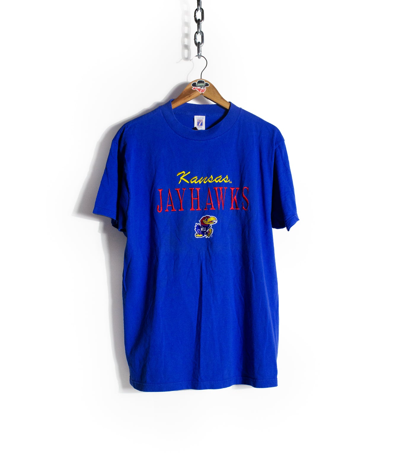 Vintage 90s Kansas Jayhawks Logo 7 T-Shirt