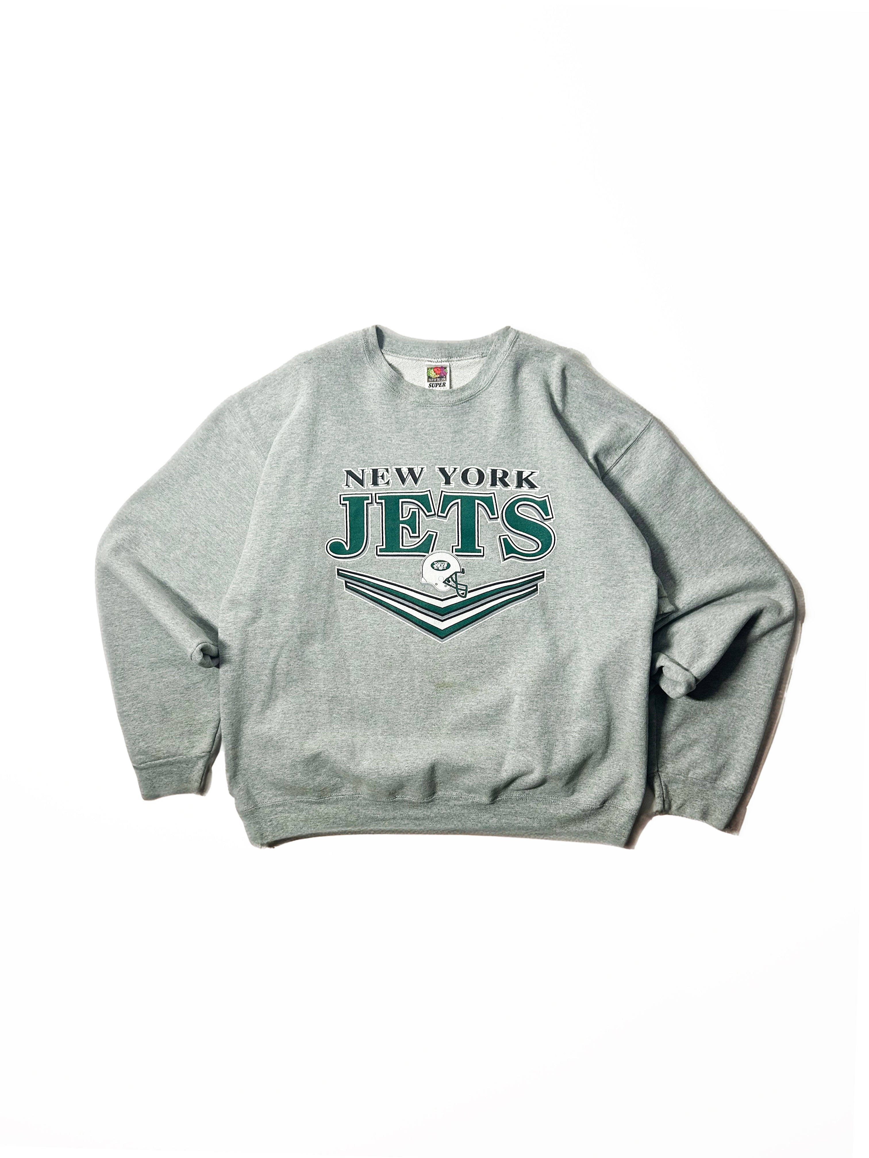 90s New York JETS Tee Shirt Vintage All Over Print Graphic