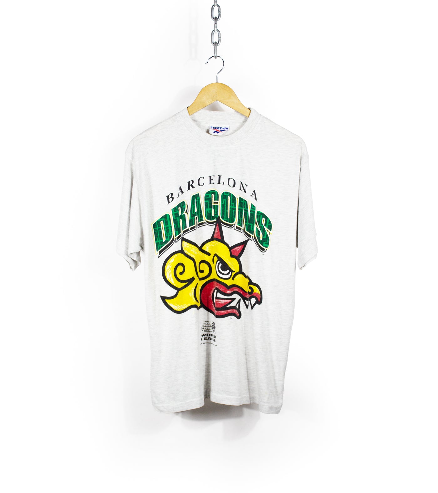 Vintage 1995 Barcelona Dragons World League Football T-Shirt