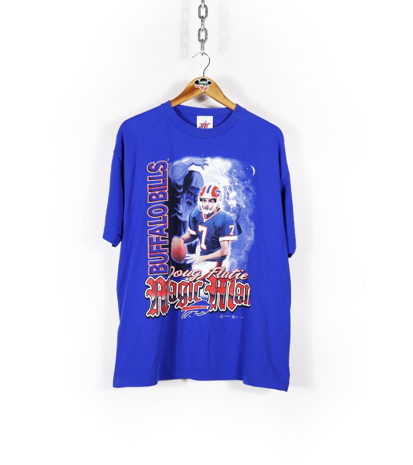 Vintage 90s Doug Flutie Magic Man Bills T-Shirt