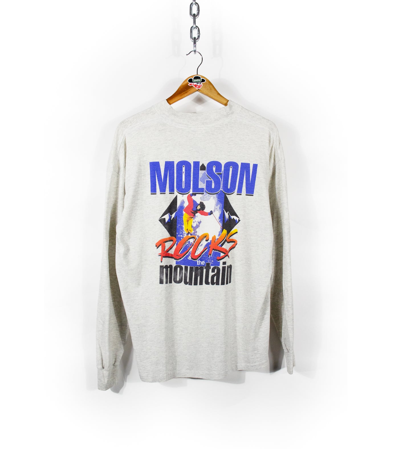 Vintage 90s Molson Rocks Ski T-Shirt