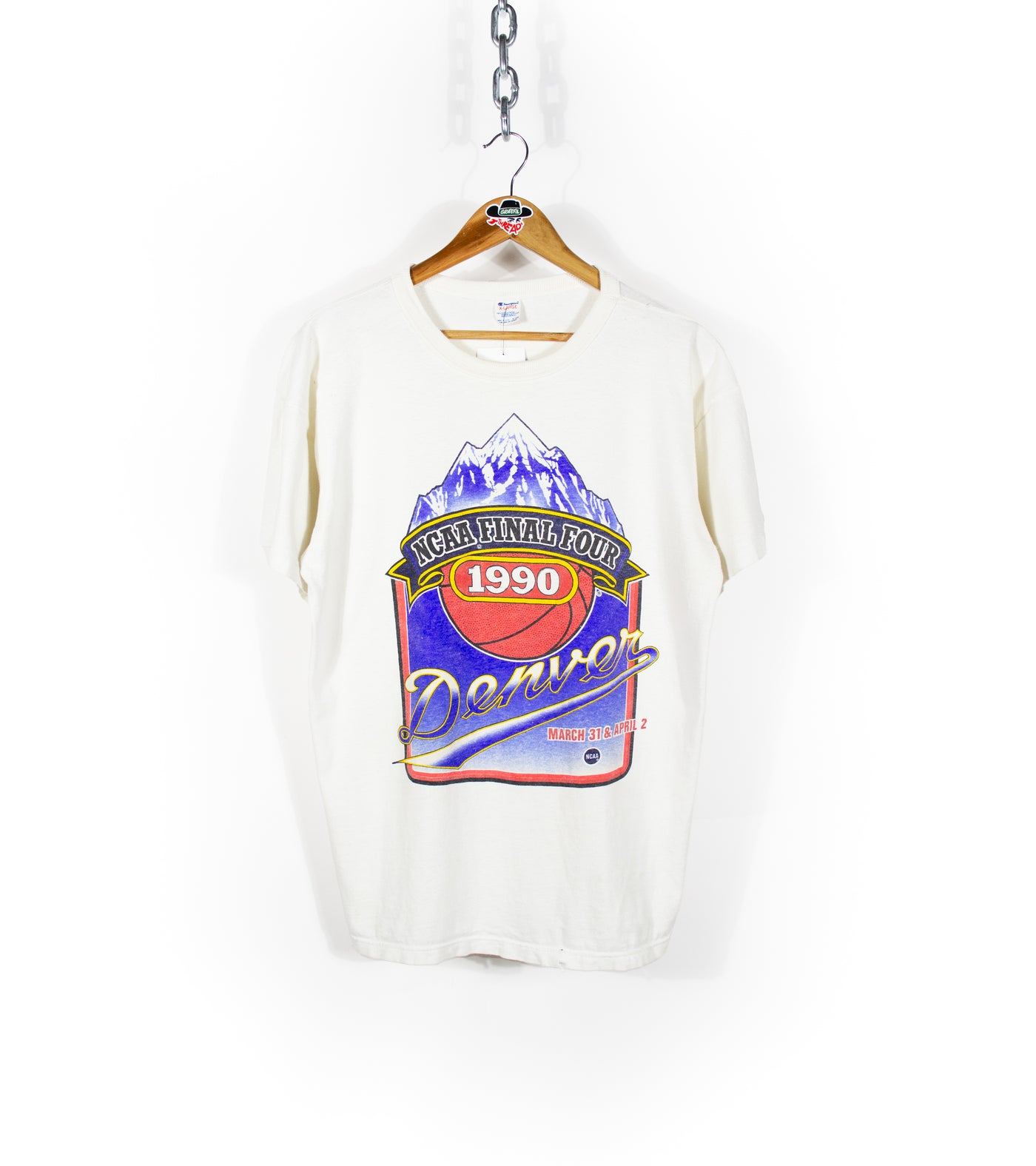 Vintage 1990 Champion Denver NCAA Final 4 T-Shirt