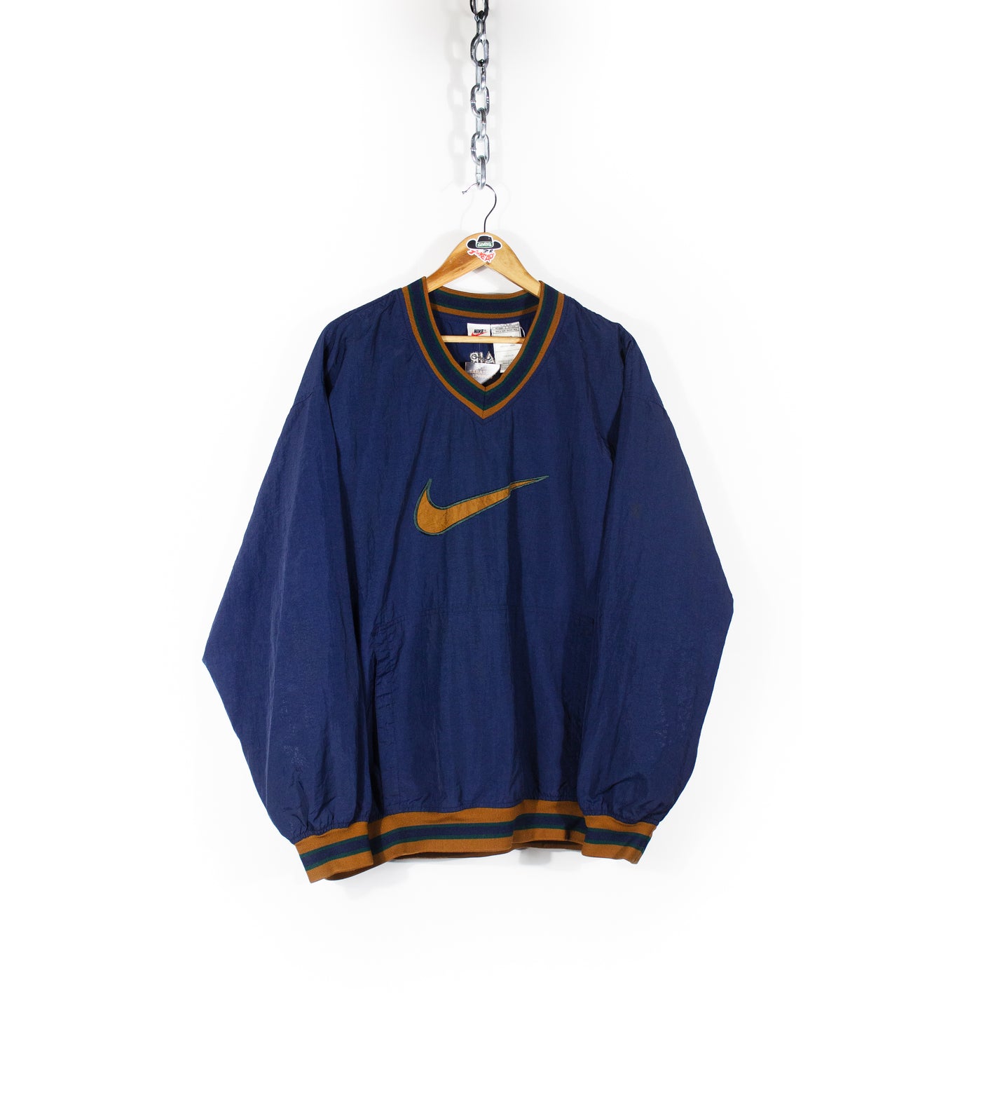 Vintage 90s Nike Big Swoosh Pullover Jacket