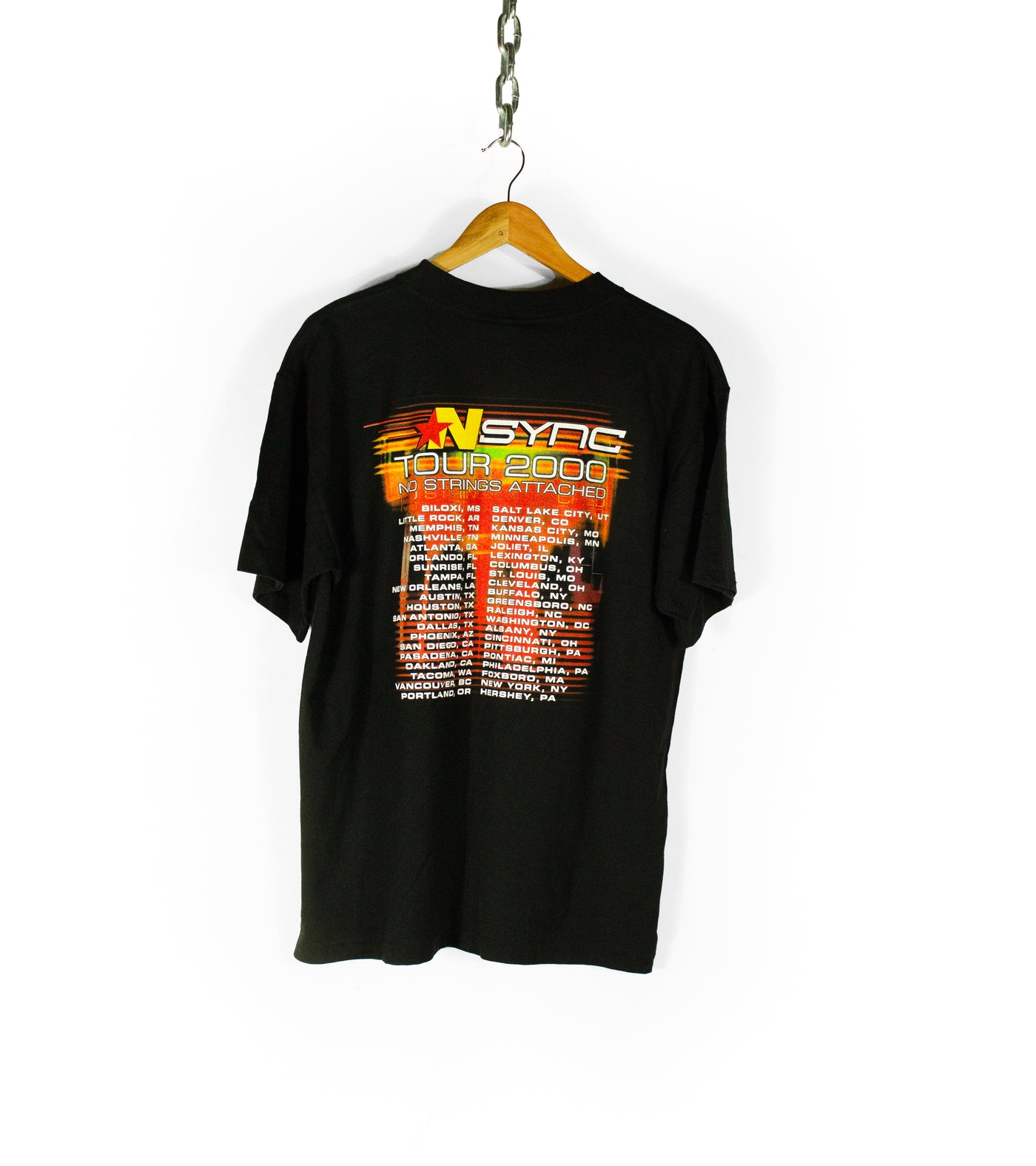 VIntage 2000 N-Sync No Strings Attached Tour T-Shirt