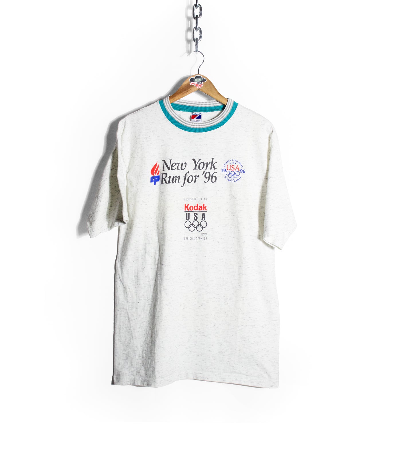 VIntage 1996 NY Run for '96 Olympic T-Shirt