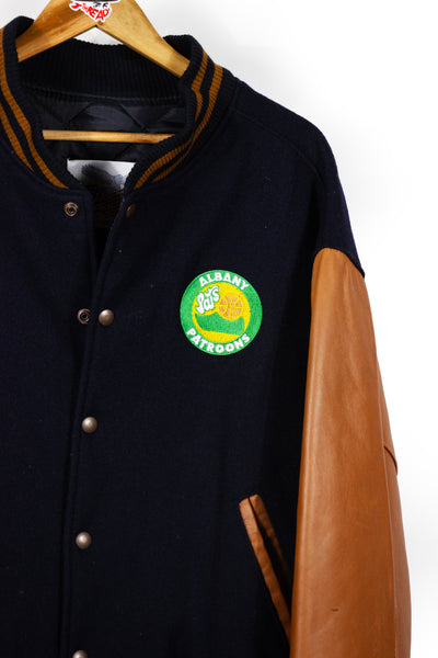 Vintage 80s Albany Patroons CBA Varsity Jacket