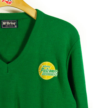 Vintage 80s Albany Patroons CBA Basketball Sweater
