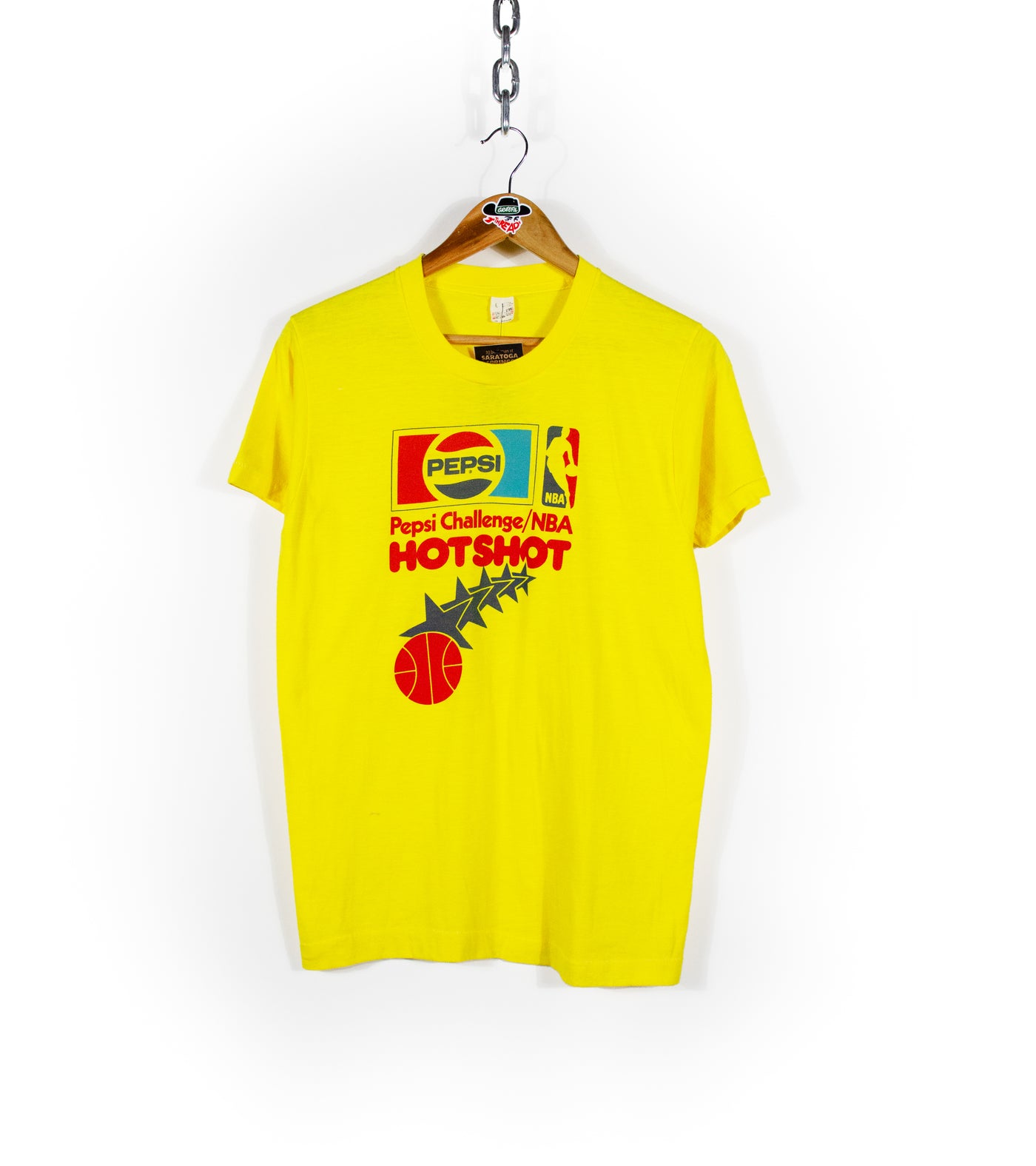 Vintage 80s Pepsi NBA Hotshot Challenge T-Shirt