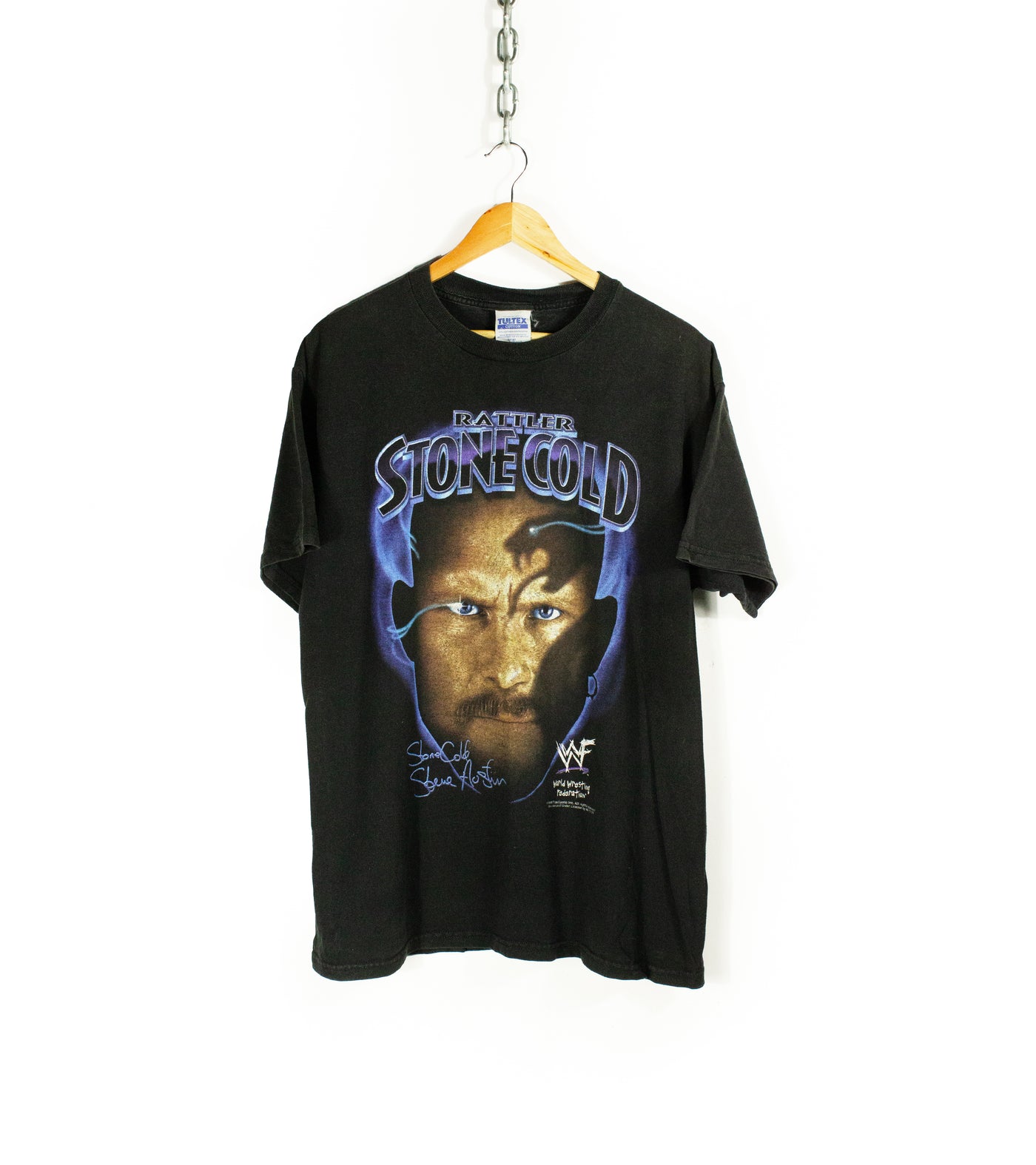 Vintage 1998 Stone Cold Steve Austin Rattler WF T-Shirt