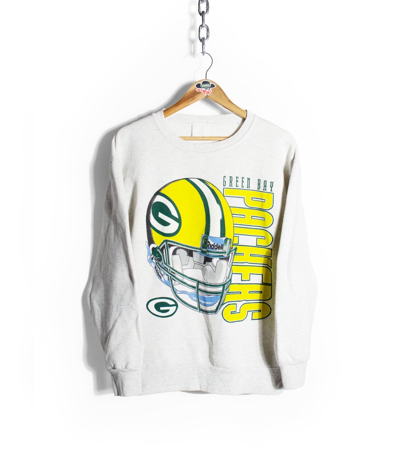 Vintage 90s Riddell Green Bay Packers Graphic Crewneck