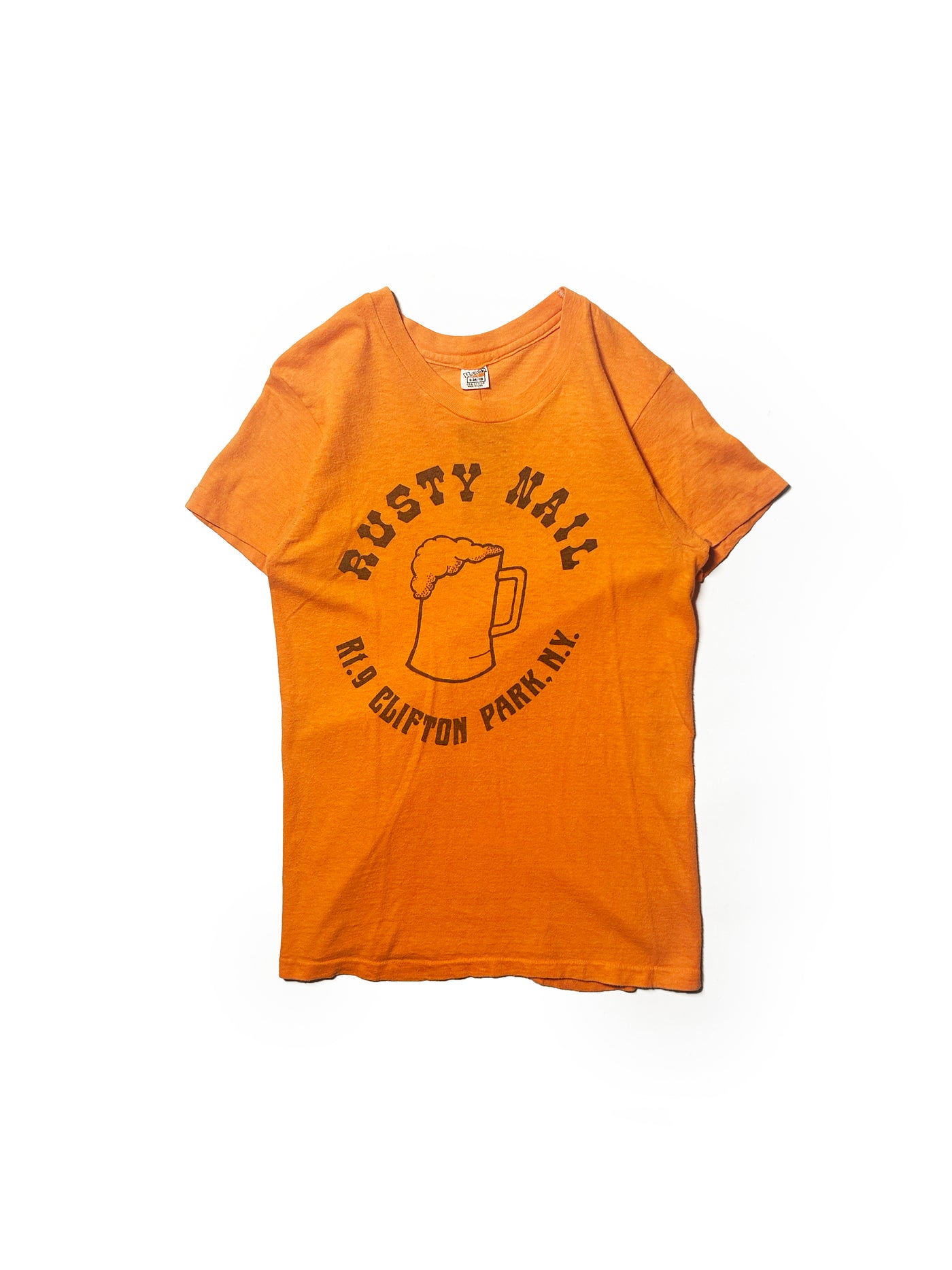 Vintage 70s Rusty Nail Clifton Park NY T-Shirt