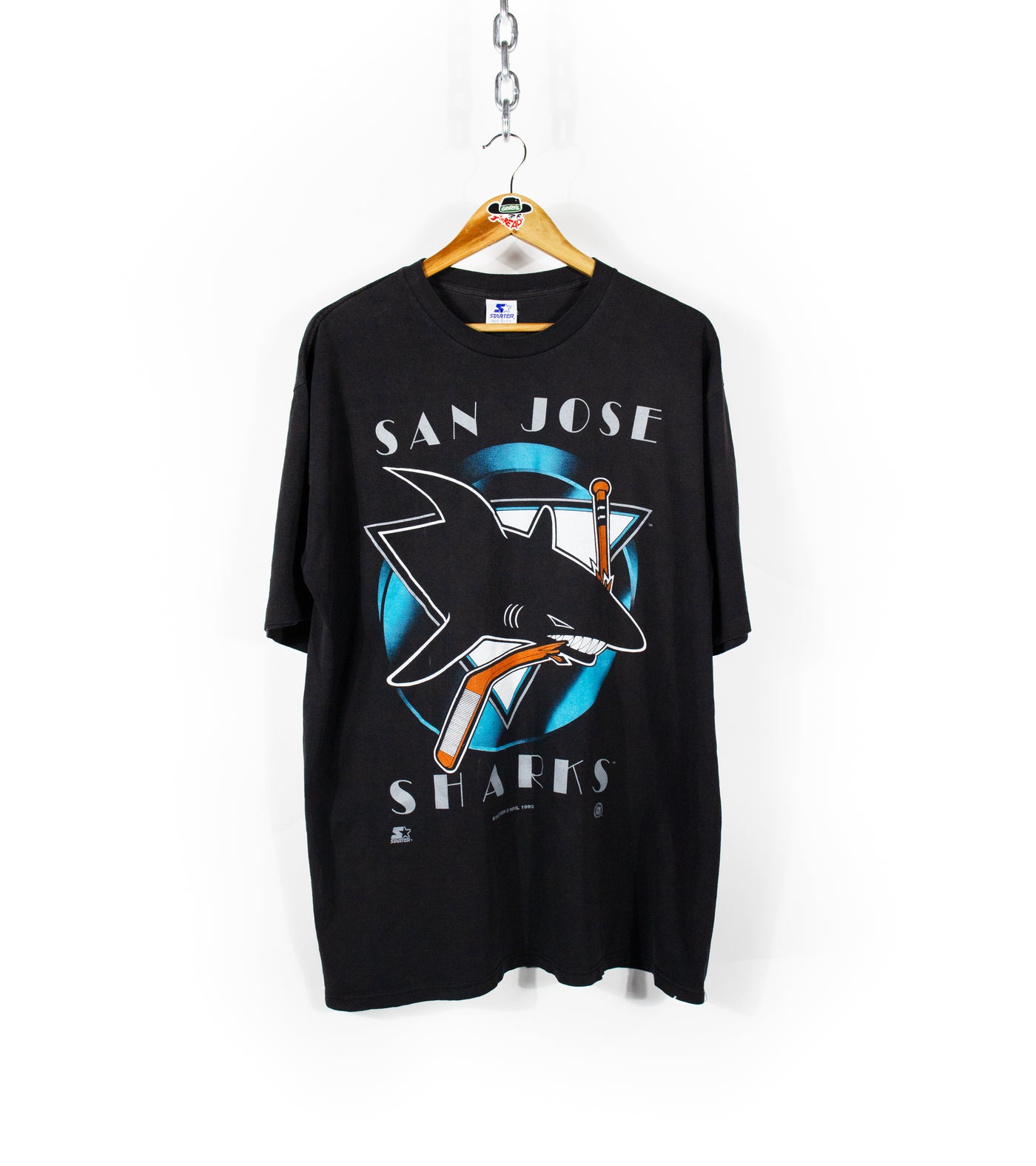 Vintage 1993 San Jose Sharks Starter T-Shirt