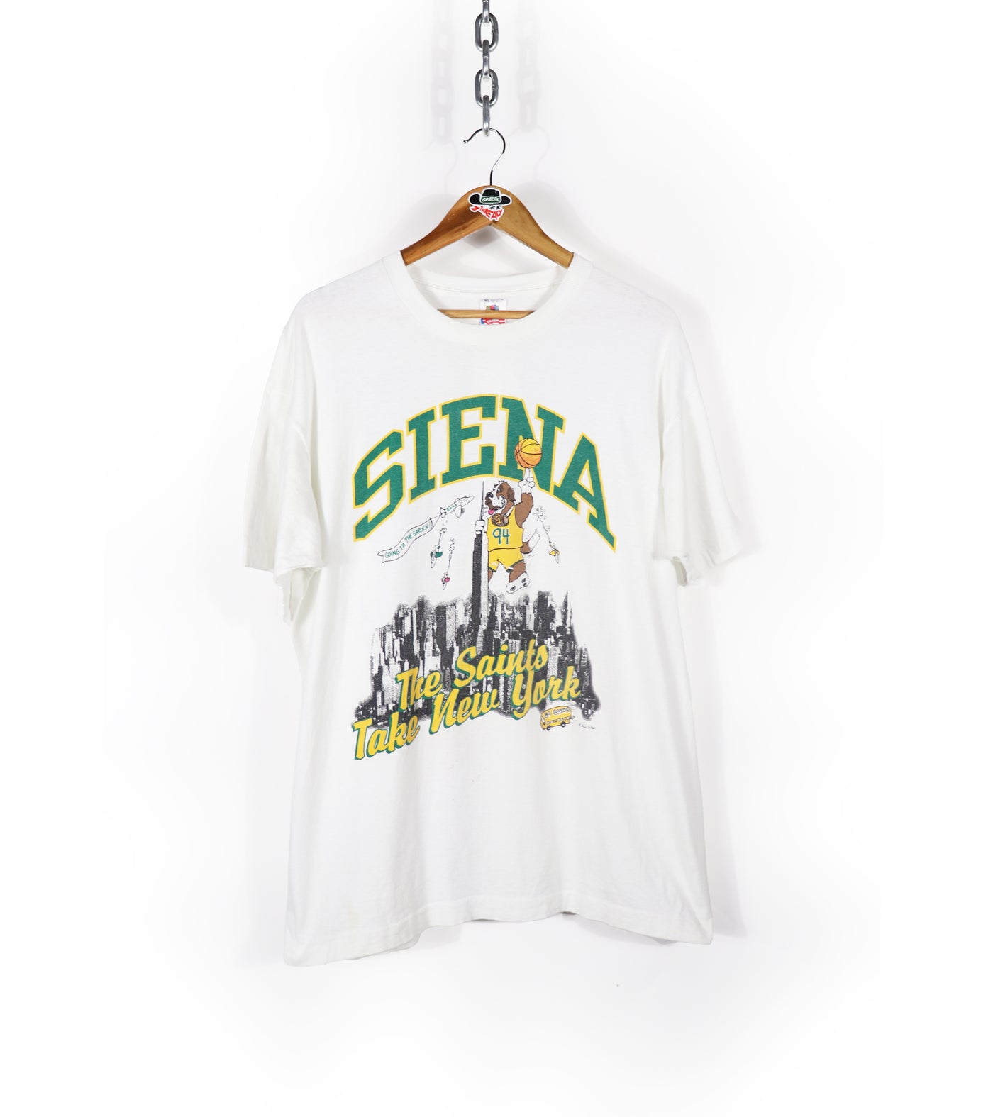 Vintage 1994 Siena Basketball NIT T-Shirt