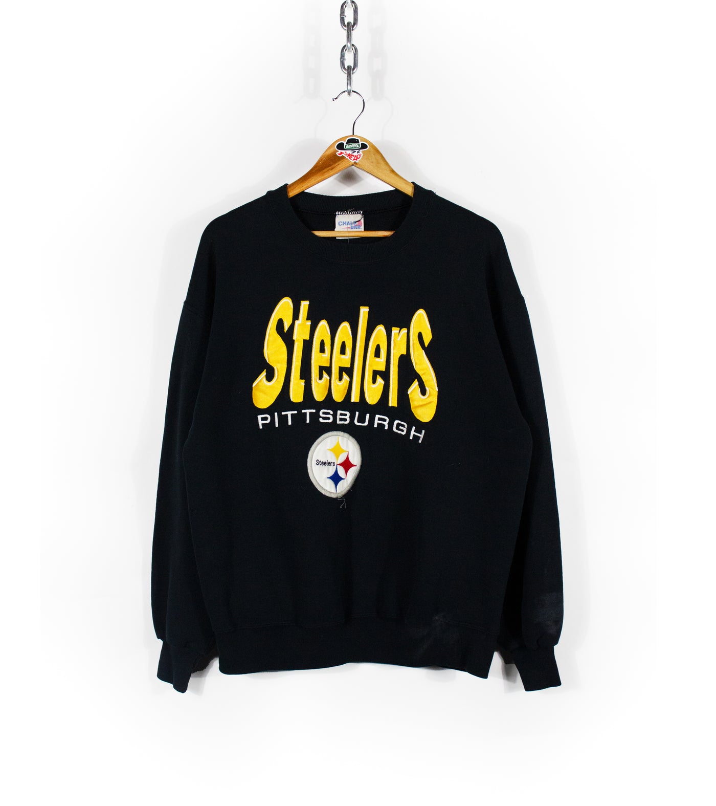 Vintage 90s Pittsburgh Steelers Embroidered Crewneck