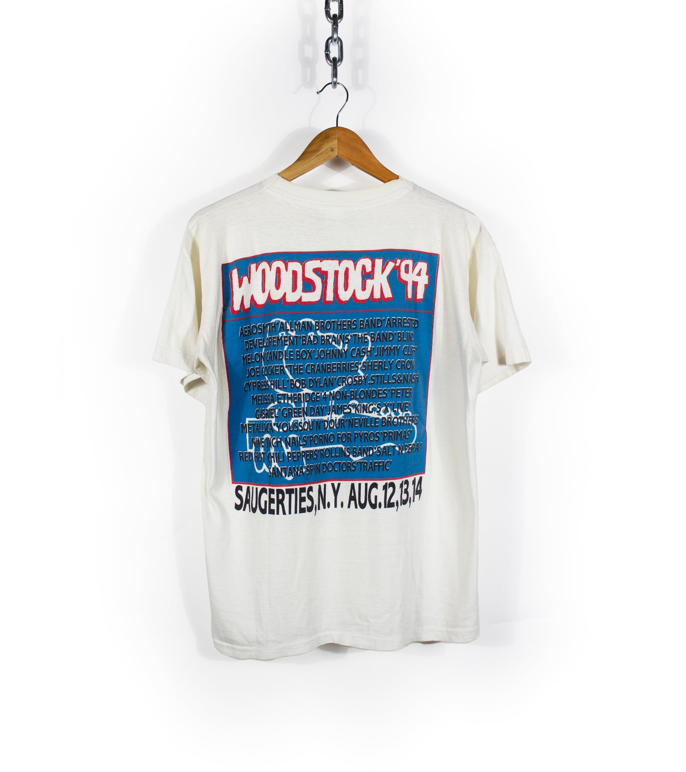 Vintage 1994 Woodstock Parking Lot T-Shirt