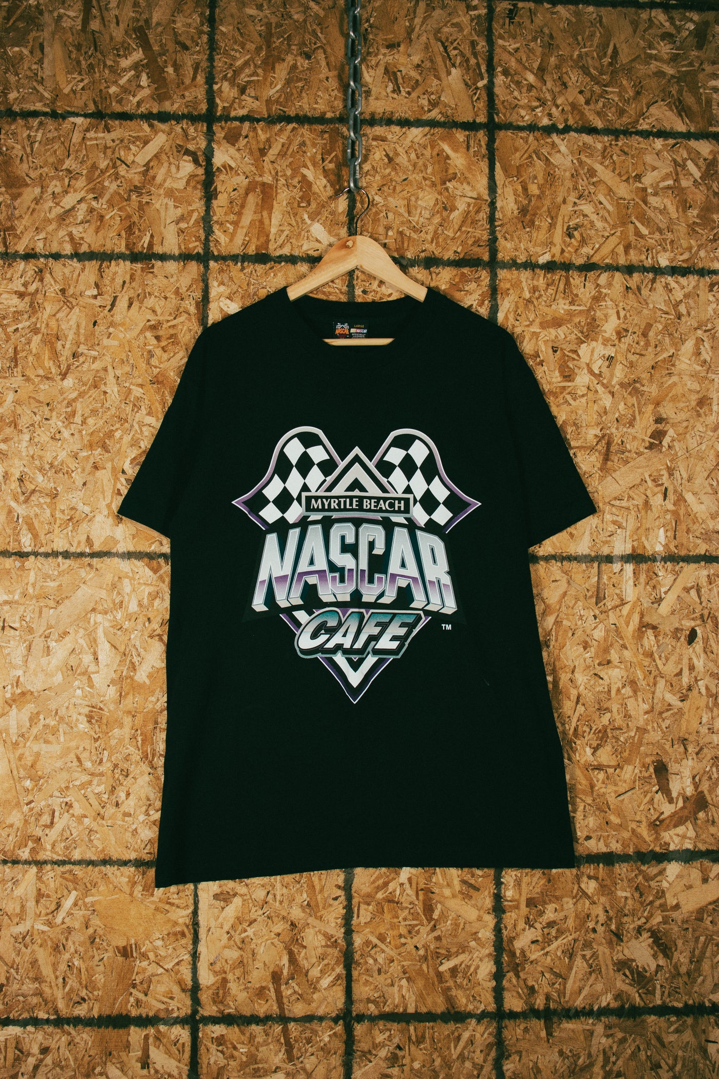 Vintage 90s Mrytle Beach Nascar Cafe T-Shirt