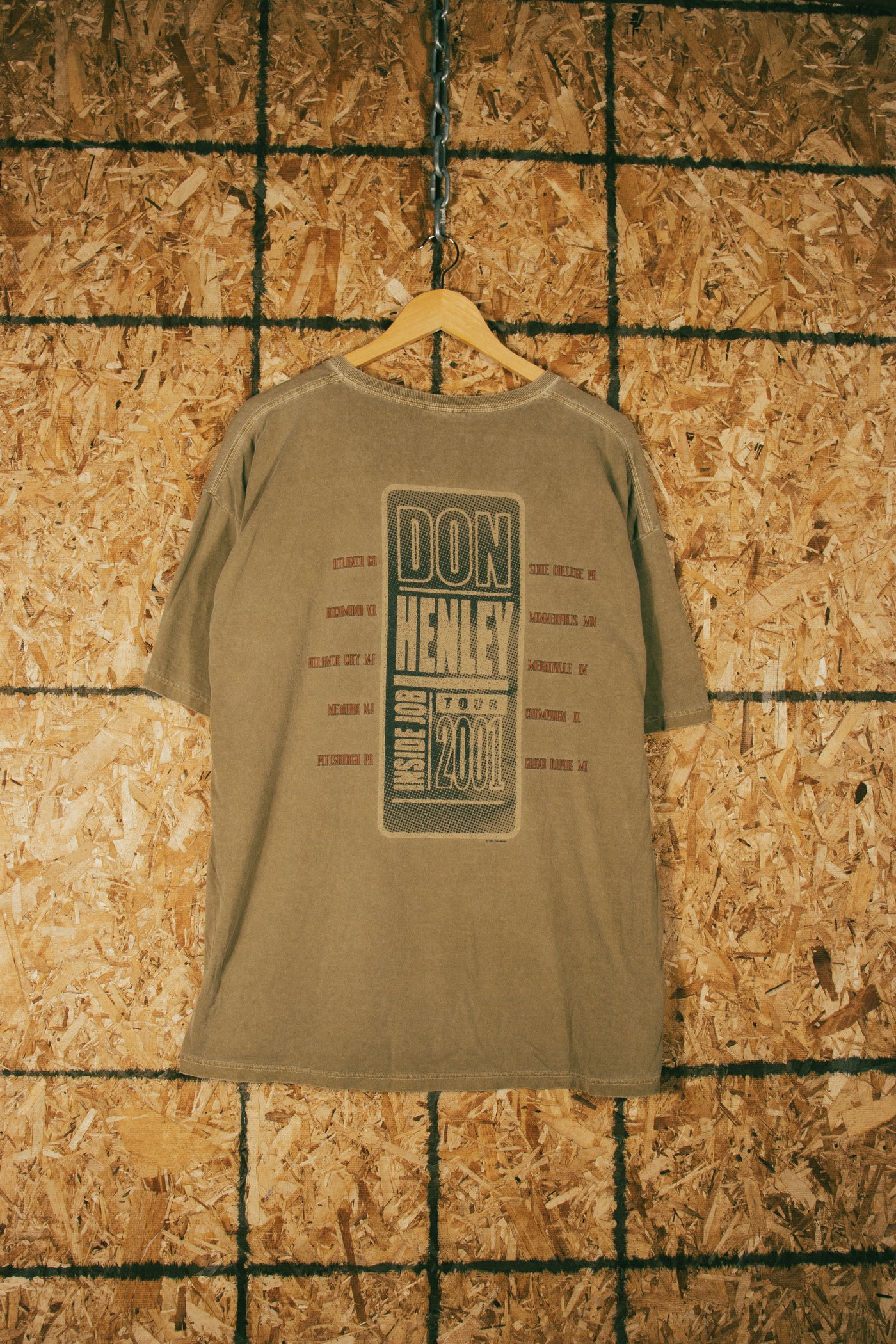 Vintage 2001 Don Henley Inside Job Tour T-Shirt