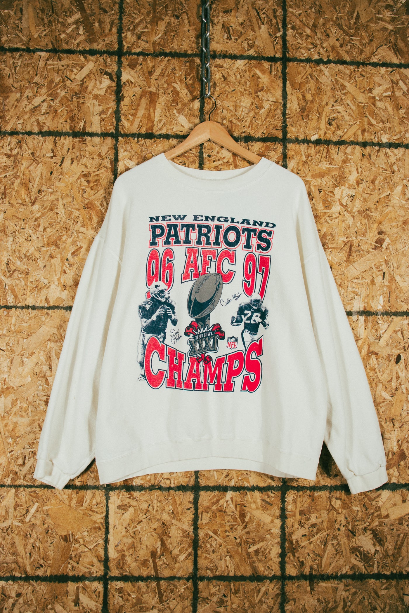 Vintage 1997 New England Patriots Superbowl Crewneck