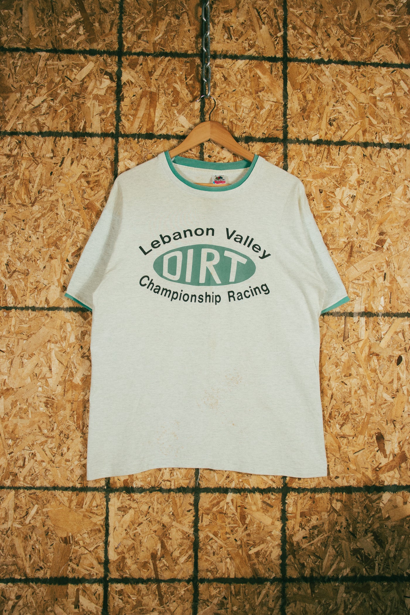 Vintage 90s Lebanon Valley Speedway Dirt Racing T-Shirt