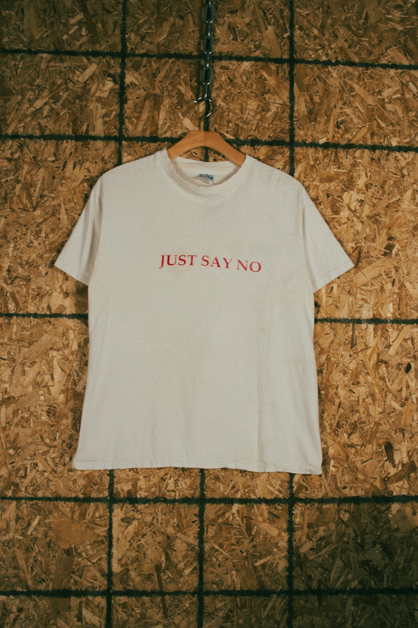 Vintage 90s Calvin & Hobbs 'Just Say No' T-Shirt