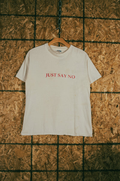 Vintage 90s Calvin & Hobbs 'Just Say No' T-Shirt