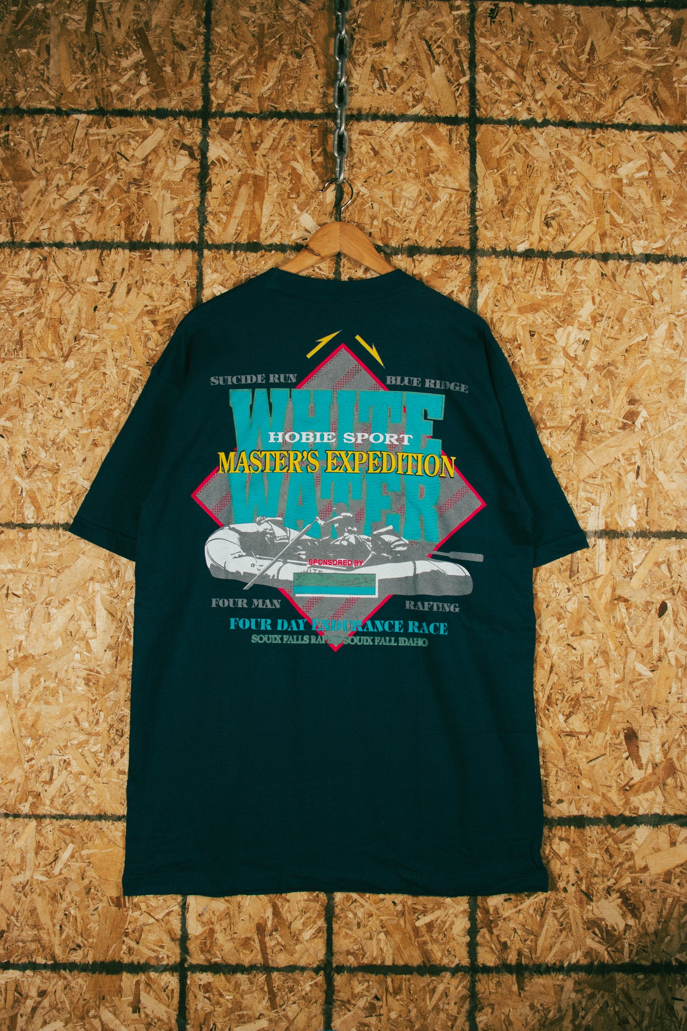 VIntage 90s Hobie White Whater Expedition Pocket T-Shirt