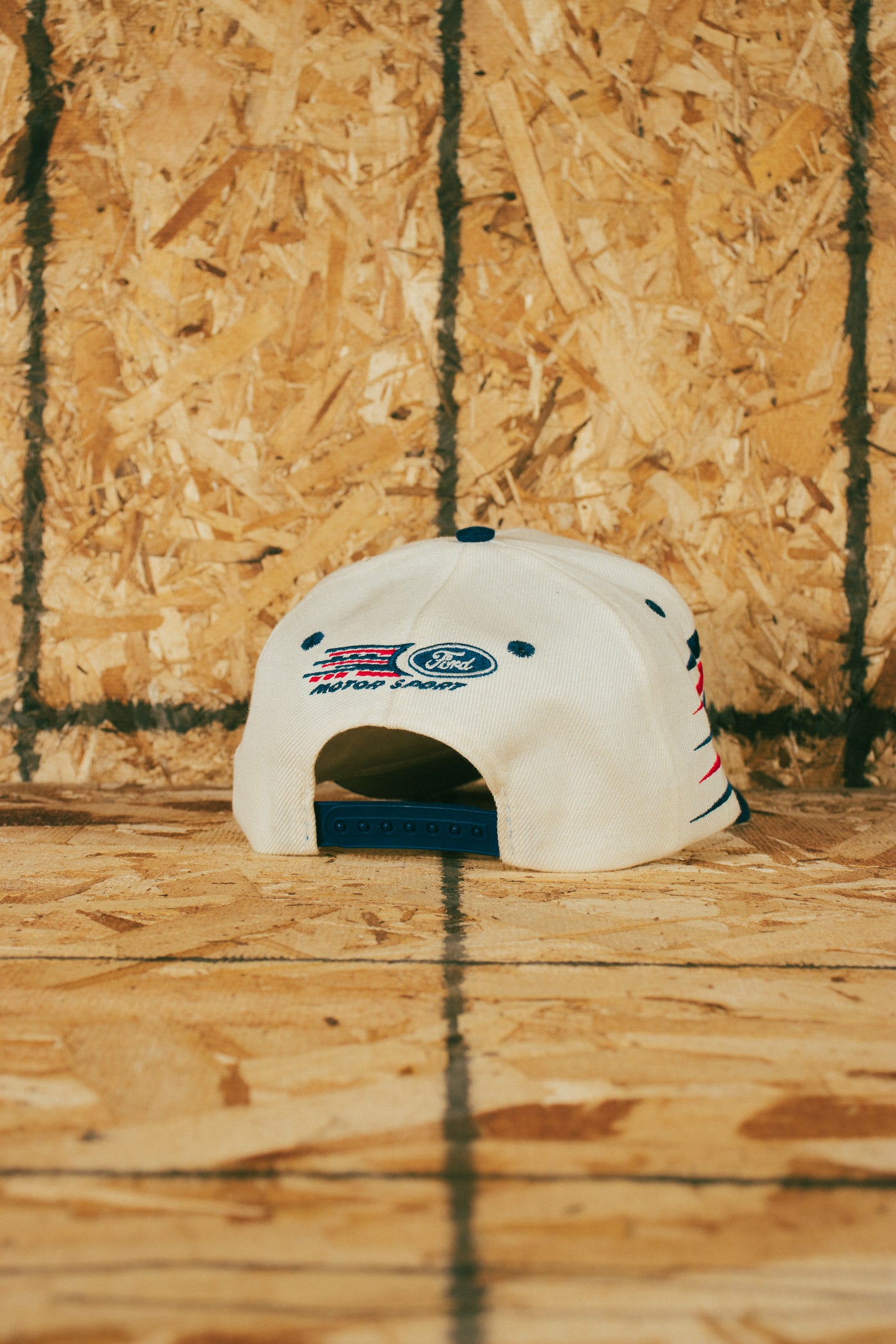 Vintage 90s Ford Racing Diamond Cut Snapback