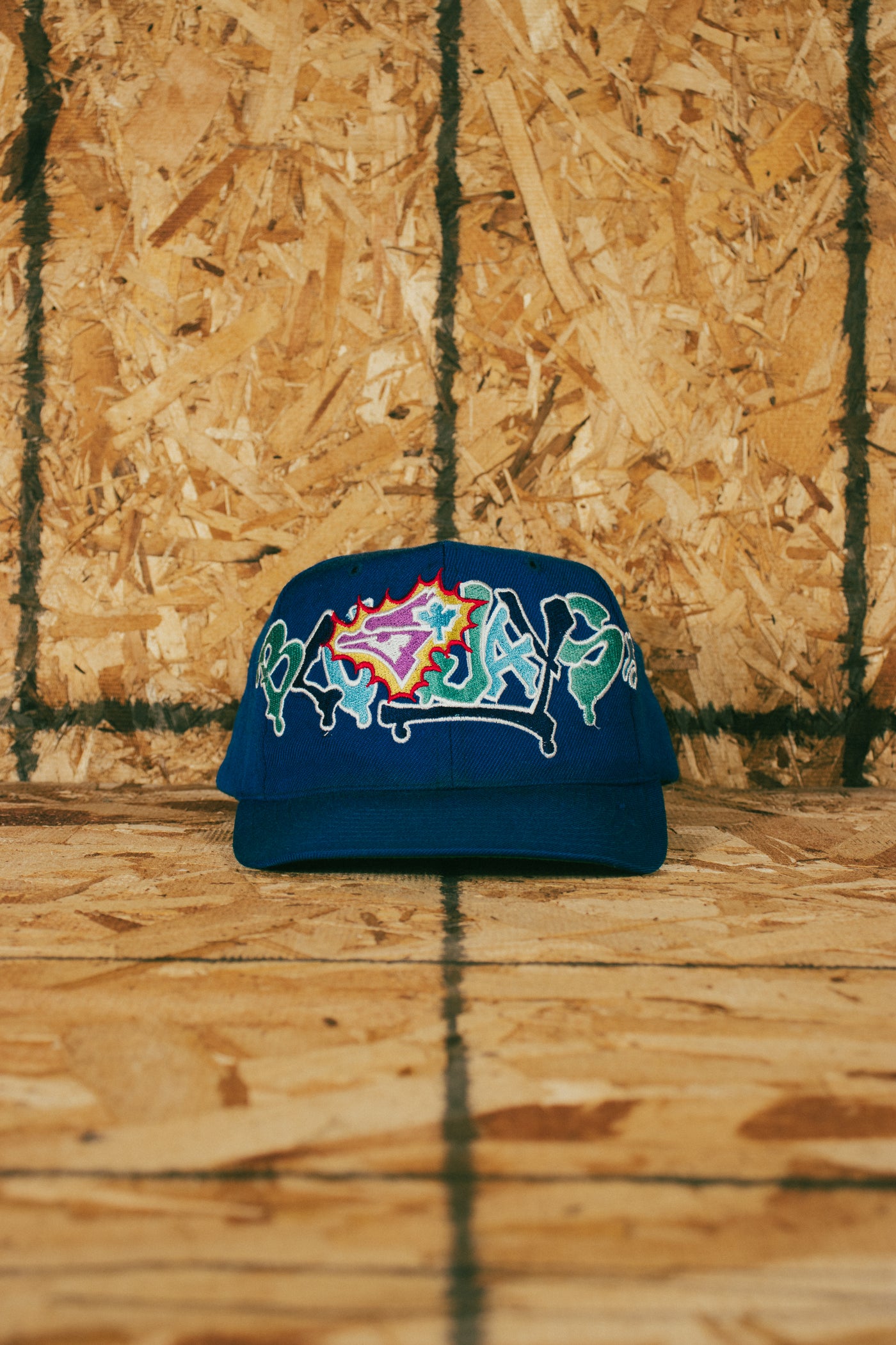 VIntage 90s Toronto Blue Jays Graffiti Style Snapback