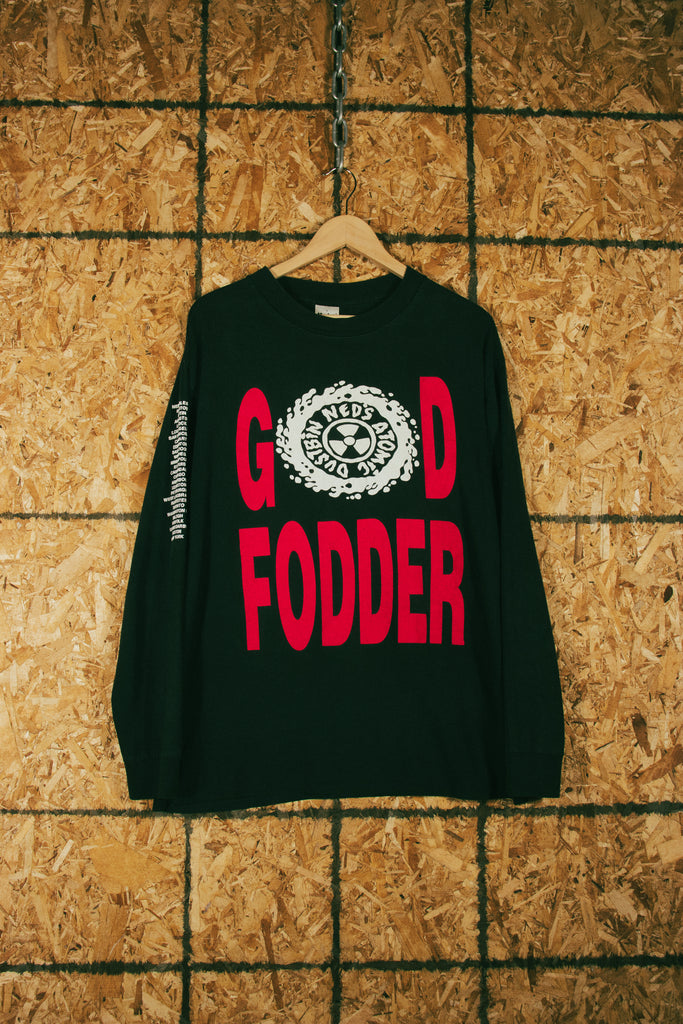 トップス 90's NED'S ATOMIC DUSTBIN Long T-shirt Vintage 90s Neds Atomic Dustbin Longsleeve Shirt – Grateful Threads