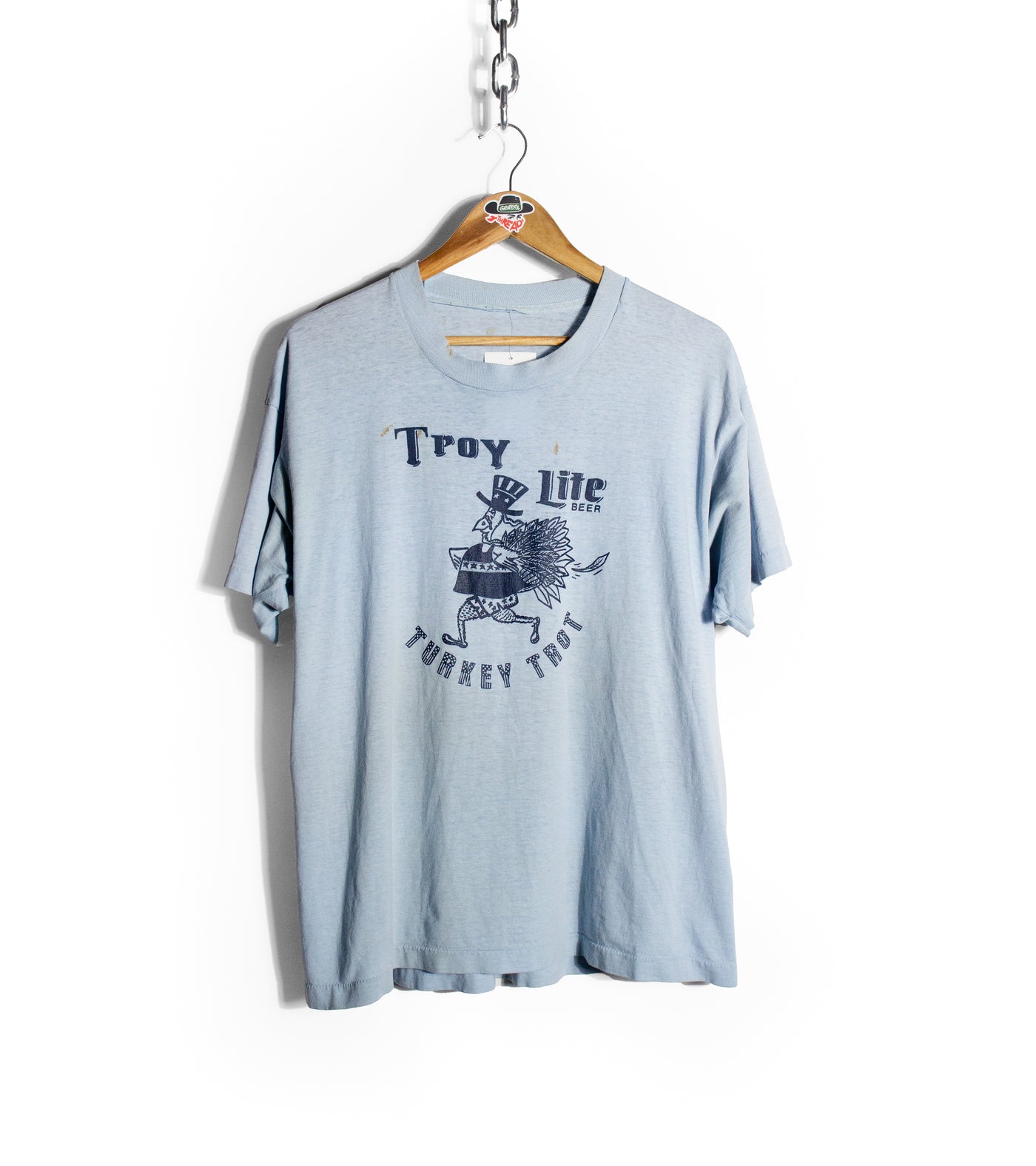 VIntage 80s Troy Turkey Trot Miller Lite T-Shirt