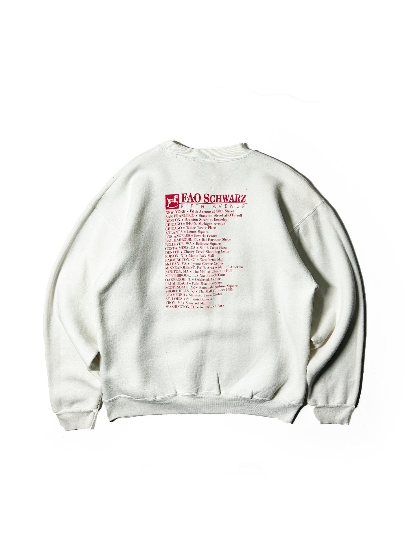 Vintage 90s FAO Schwarz Fifth Avenue NYC Crewneck – Grateful Threads
