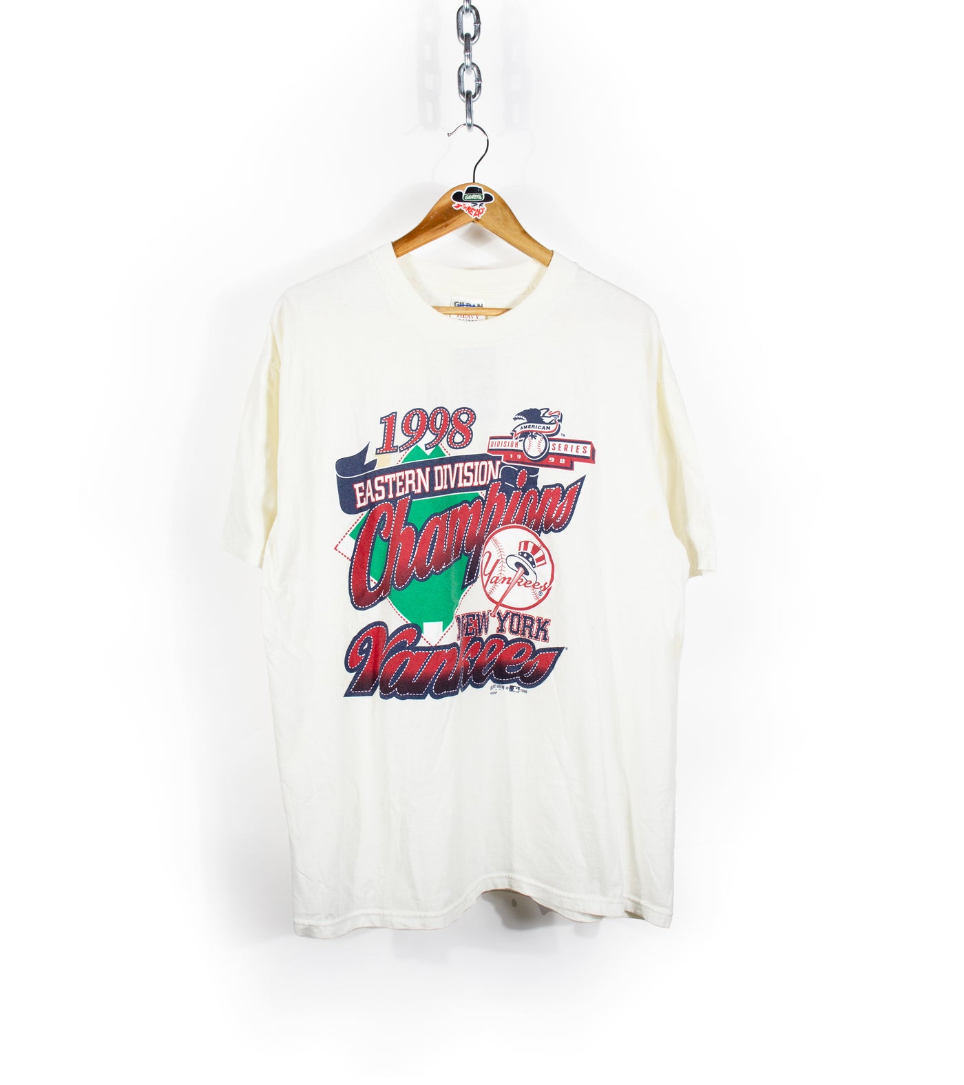 Vintage 1998 New York Yankees ALDS Champions T-Shirt