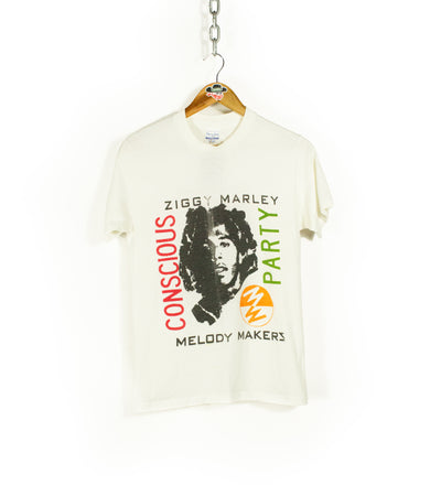 Vintage 1989 Ziggy Marley Conscious Party Uprising T-Shirt