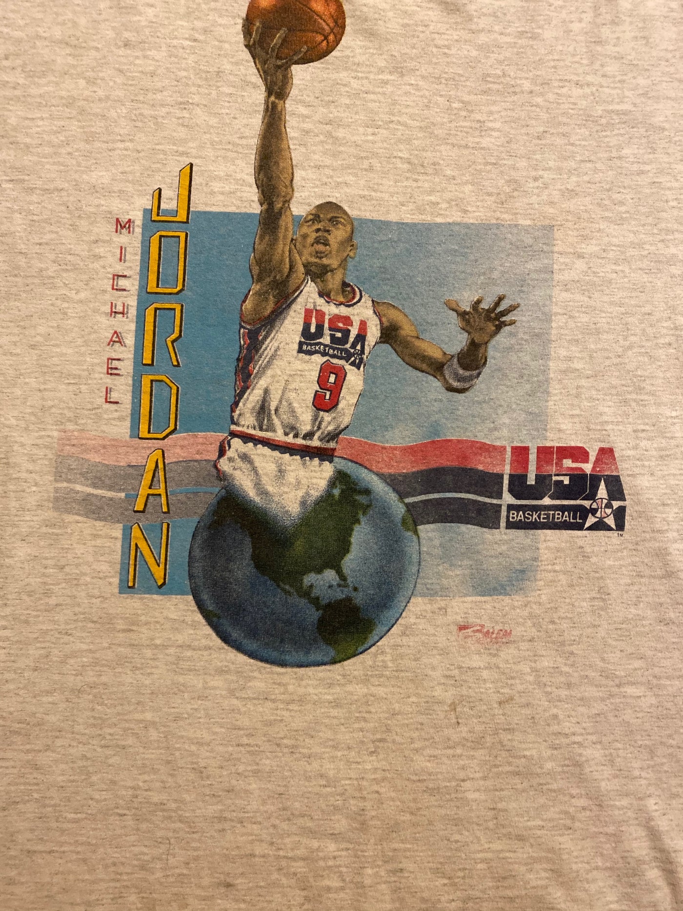 Vintage MJ USA Basketball T-Shirt