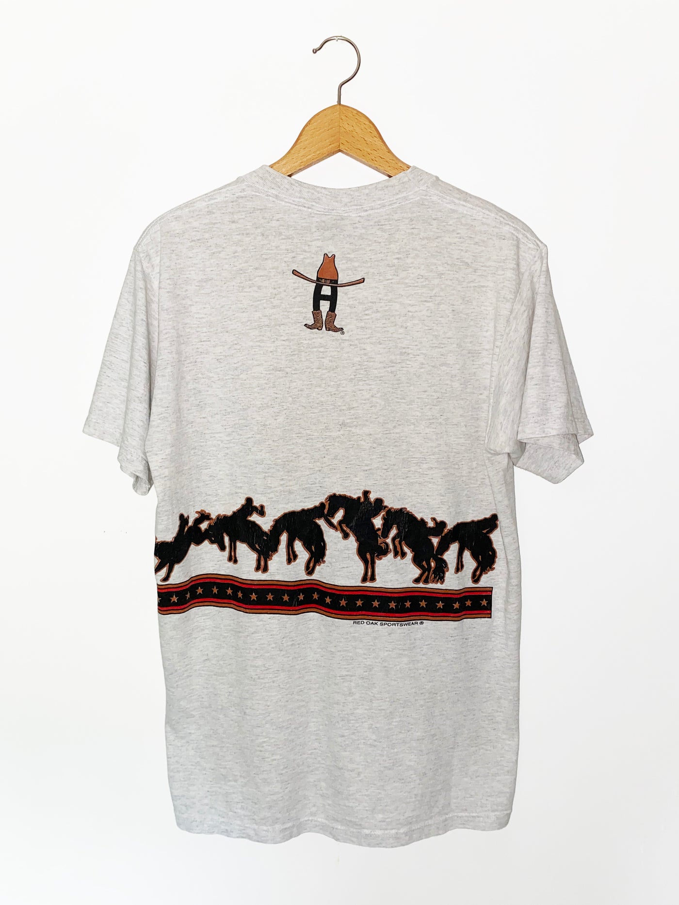 Vintage Red Oak Houston Rodeo All Over Print T-Shirt