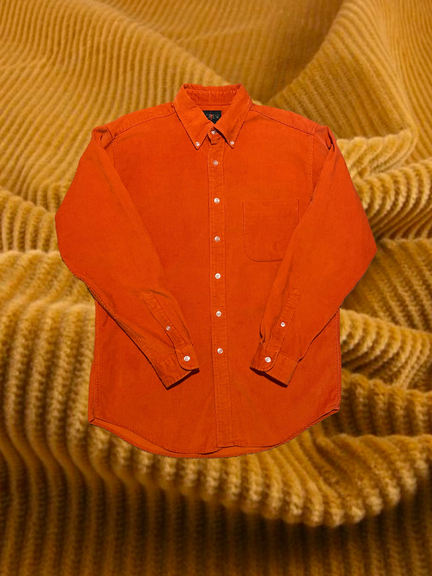 Vintage Pumpkin J. Crew Corduroy Shirt