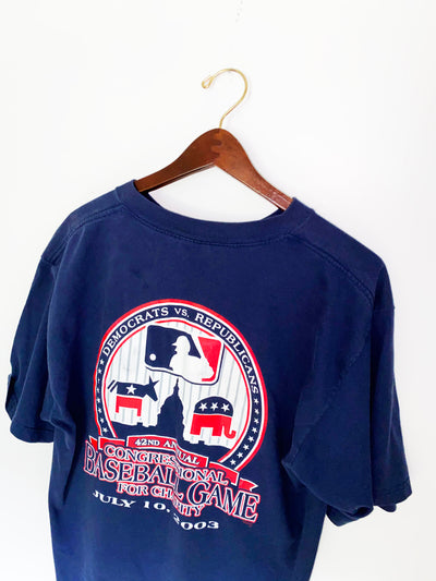 2003 Majestic Congressional Baseball Game T-Shirt