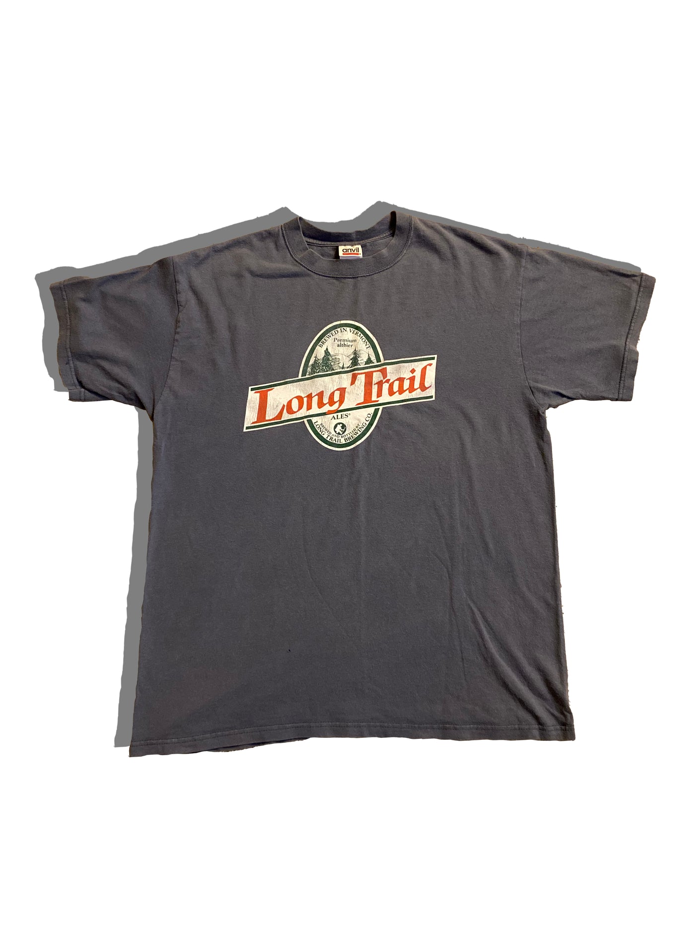 Vintage 90's Anvil Long Trail Brewing T-Shirt