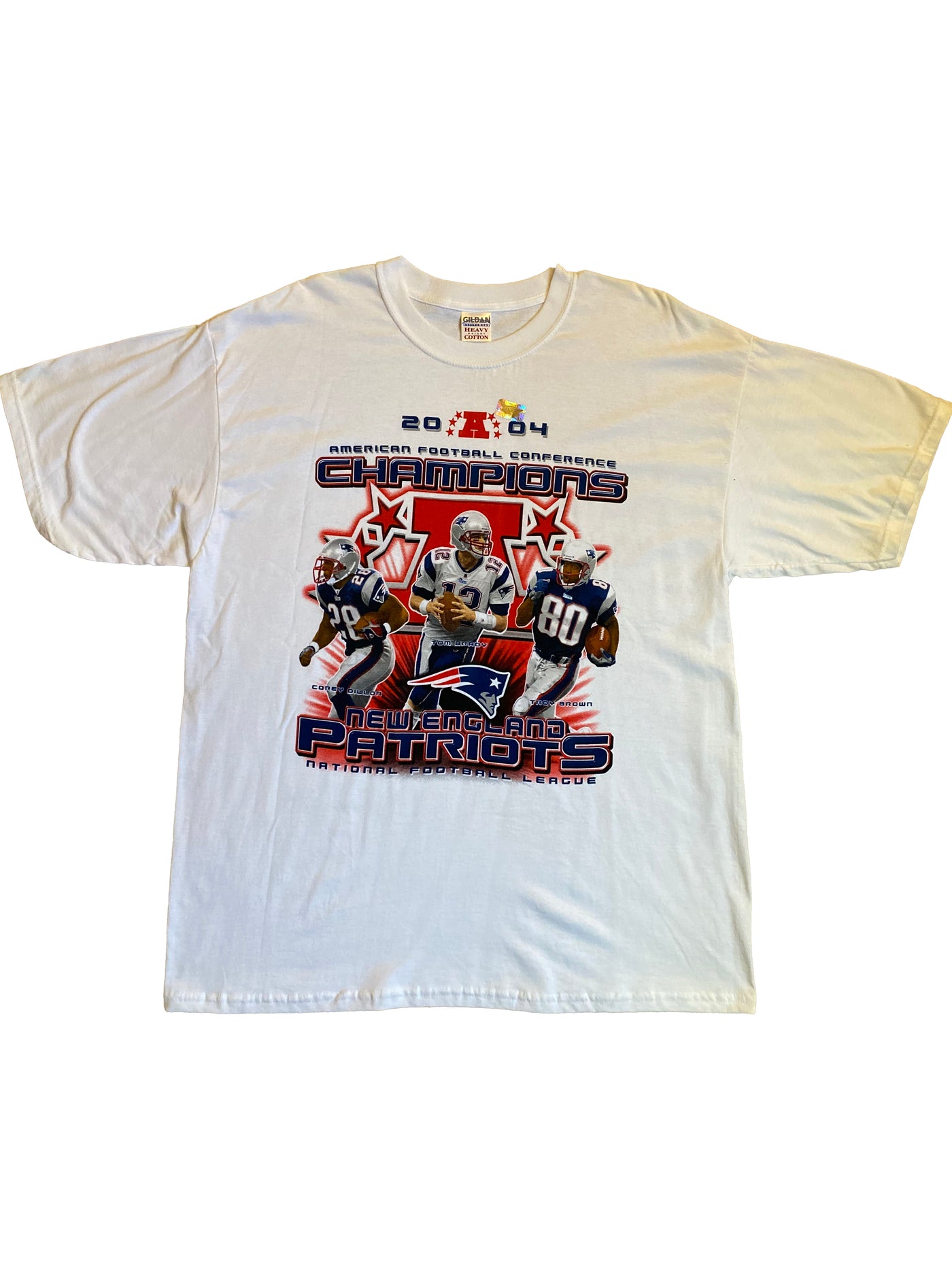 Vintage 2004 AFC Champions Patriots T-Shirt