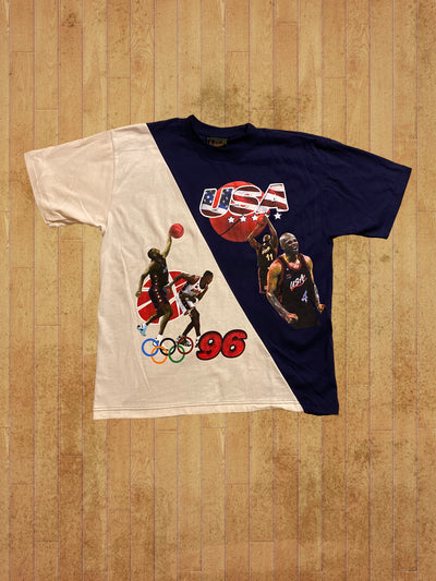 Vintage 1996 Olympic Collection Dream Team III 2 Color T-Shirt